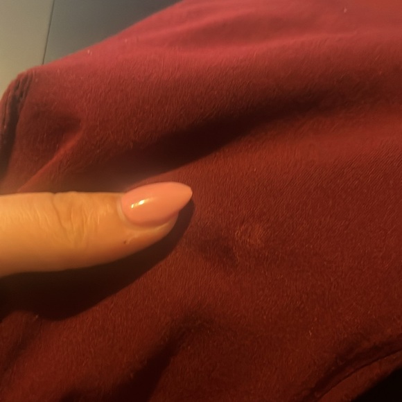 FLAWED Lululemon Reveal 7/8 Tight Deep Rouge Size 6 - Picture 4 of 6